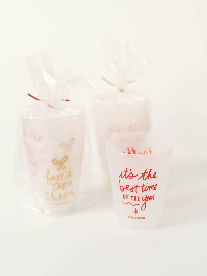 Holly Jolly Shatterproof Glasses - Set of 4 - The Color Collab