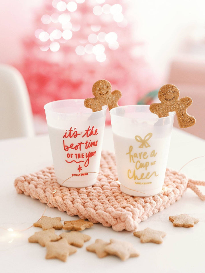 Holly Jolly Shatterproof Glasses - Set of 4 - The Color Collab