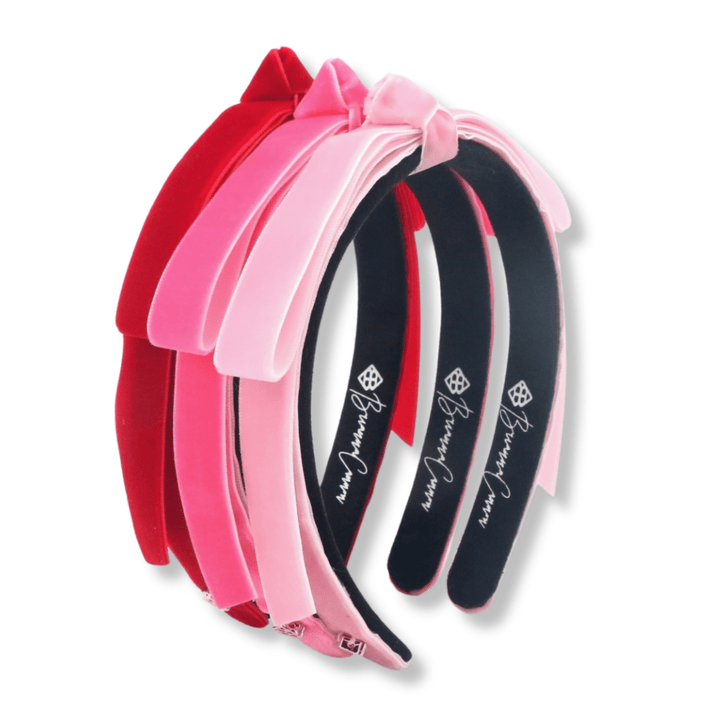 Thin Hot Pink Ribbon Bow Headband - The Color Collab