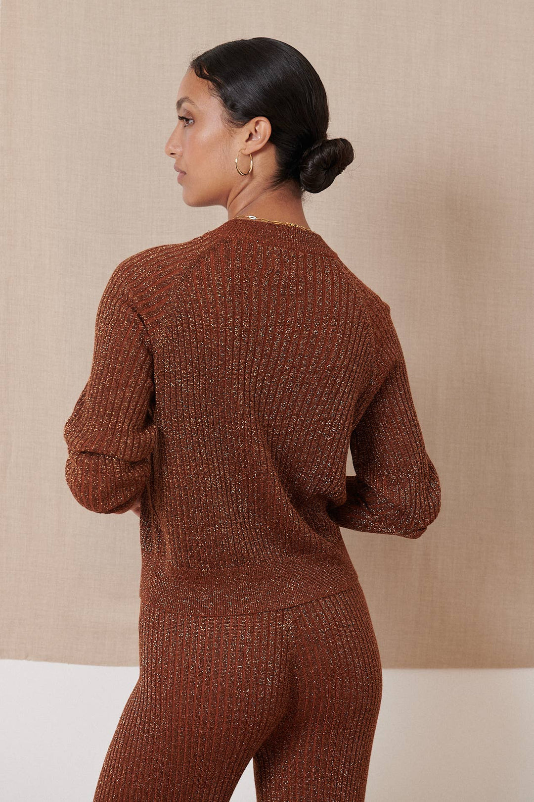 Knitted Shimmer Cardigan