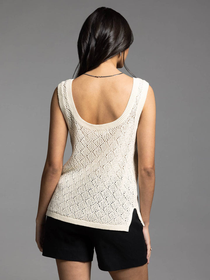 Square Neck Knit Bailey Top
