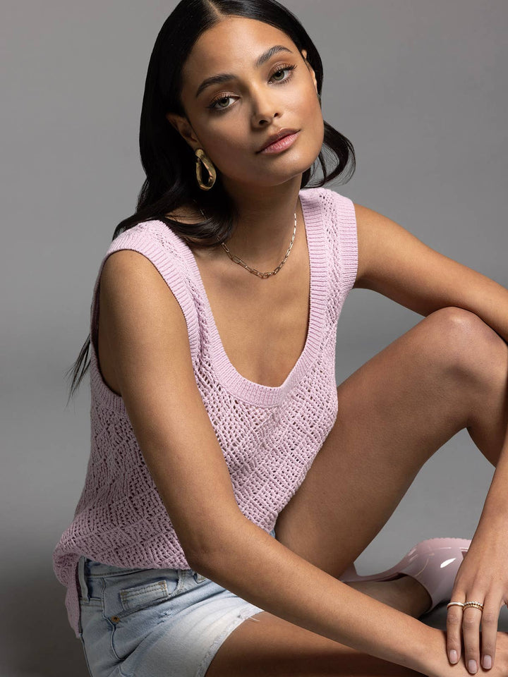 Square Neck Knit Bailey Top