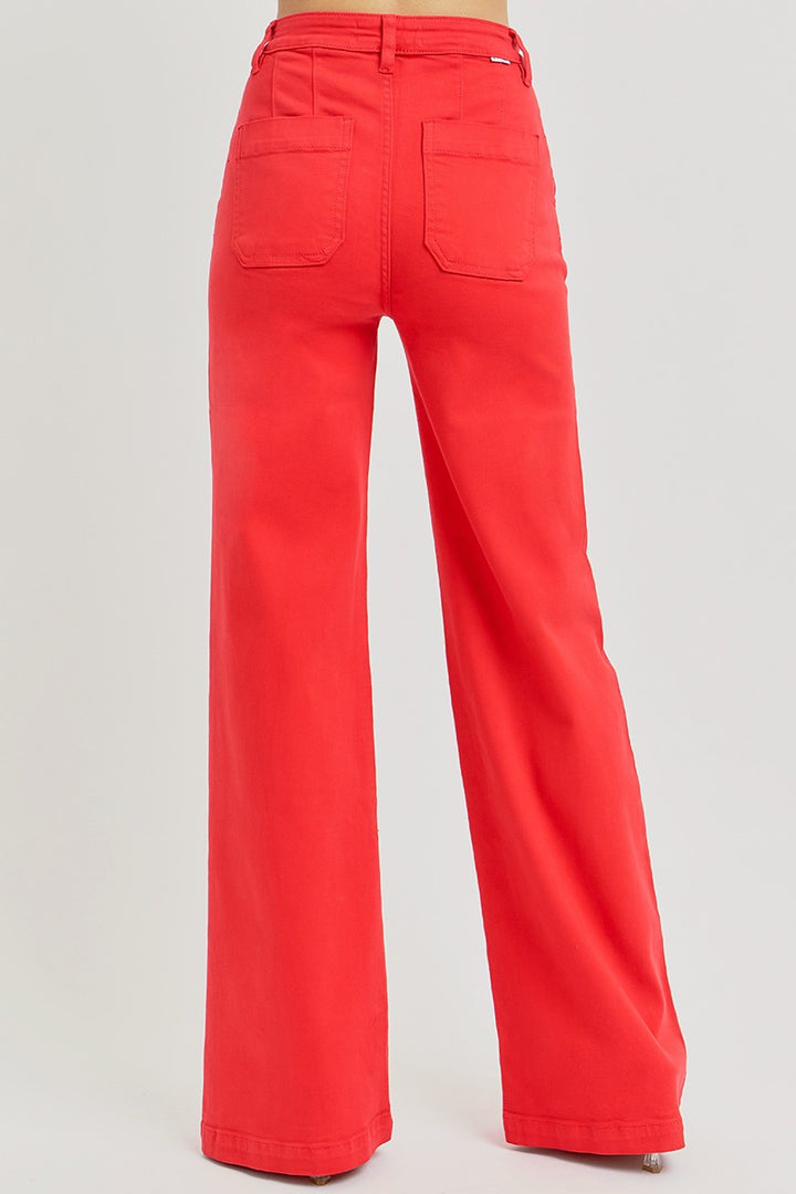 High Rise Wide Leg Jeans