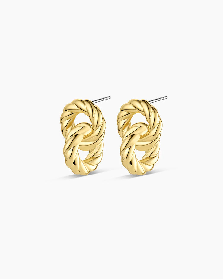 Gorjana Gold Crew Helium Earrings