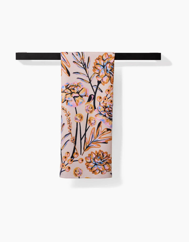 Geometry Autumn Bouquet Tea Towel