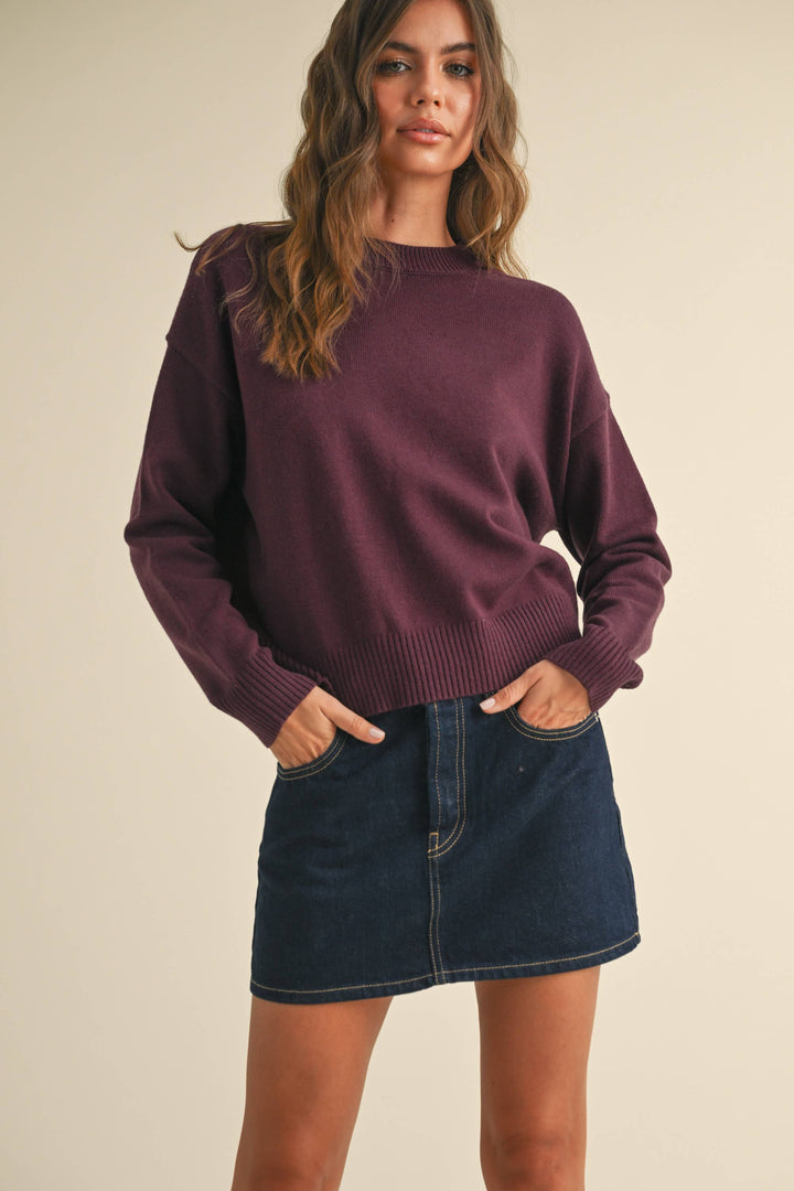 Damson Sweater Top