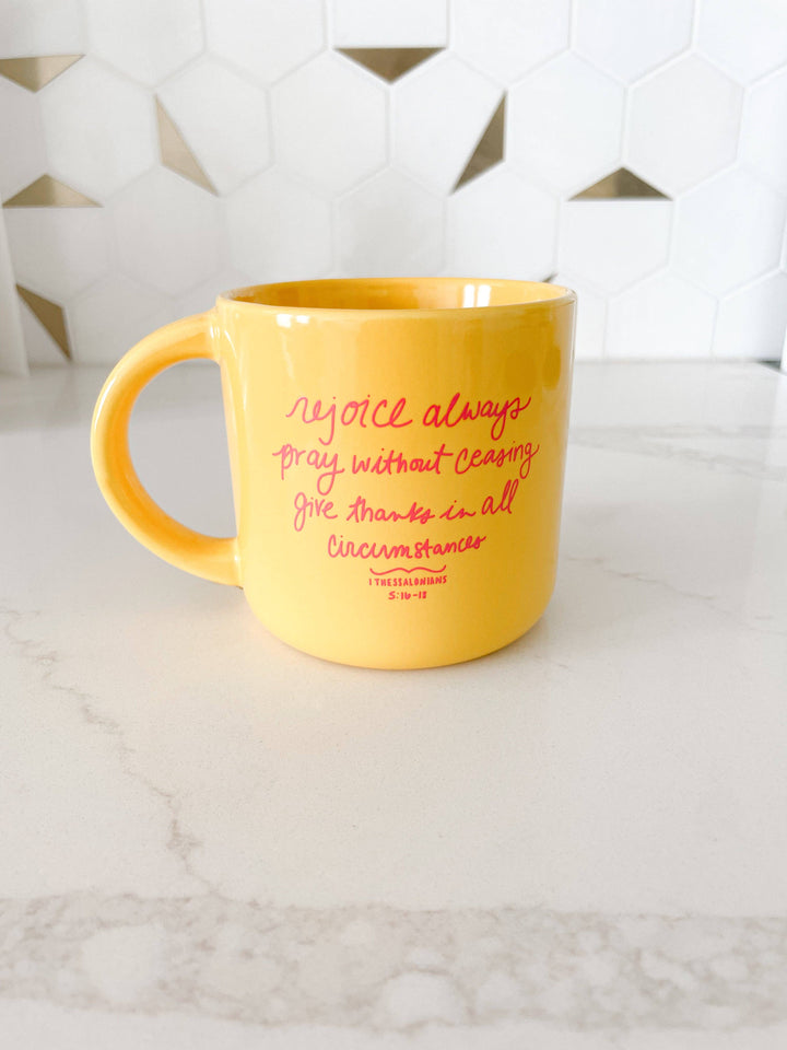 Rejoice Always Mug