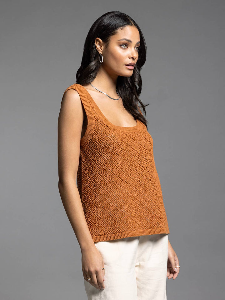 Square Neck Knit Bailey Top