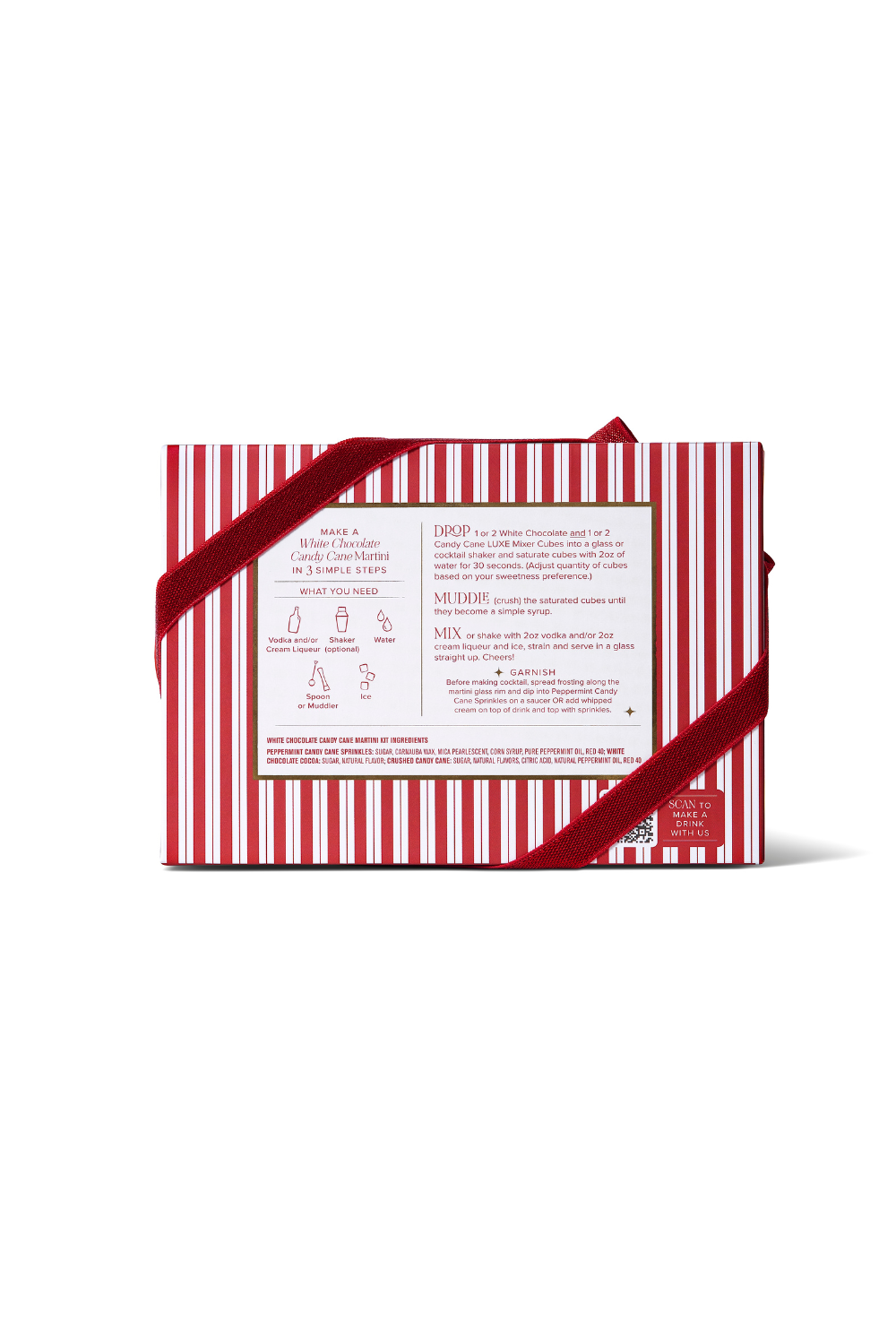 White Chocolate Candy Cane Martini Kit