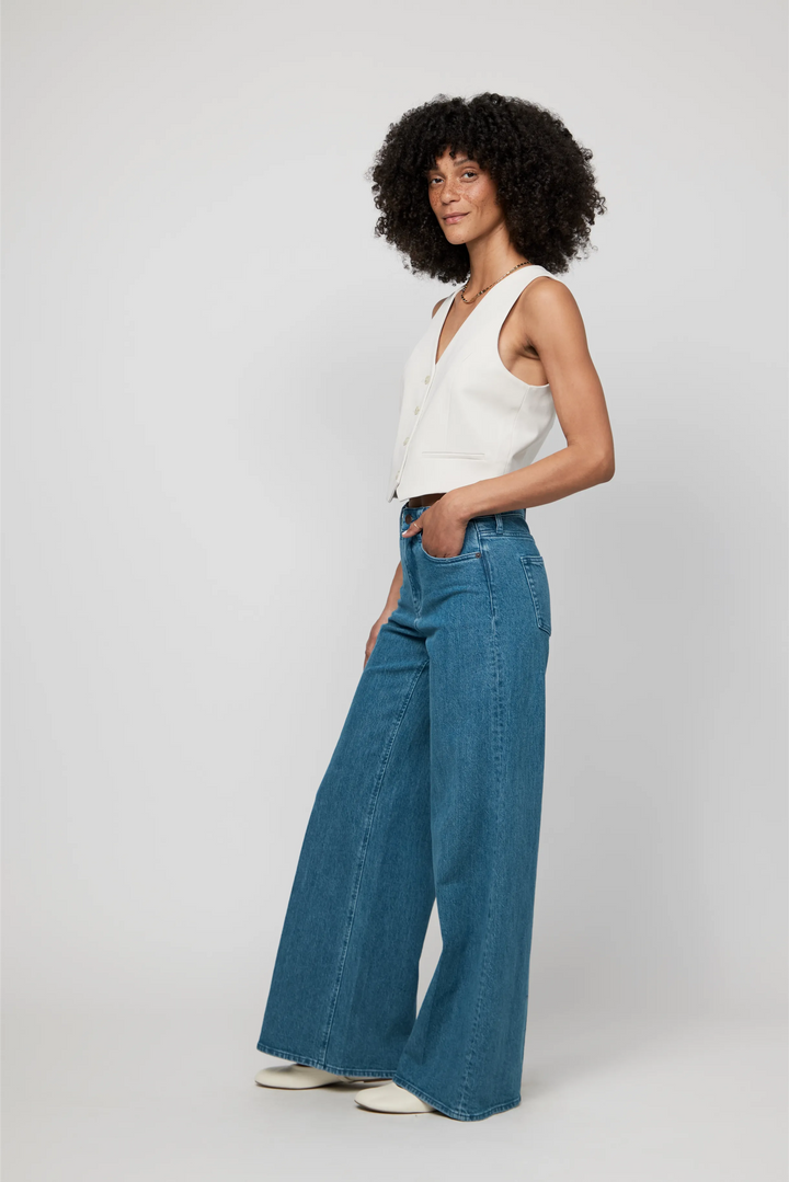 Andrews High Rise Extra Wide Leg Jean