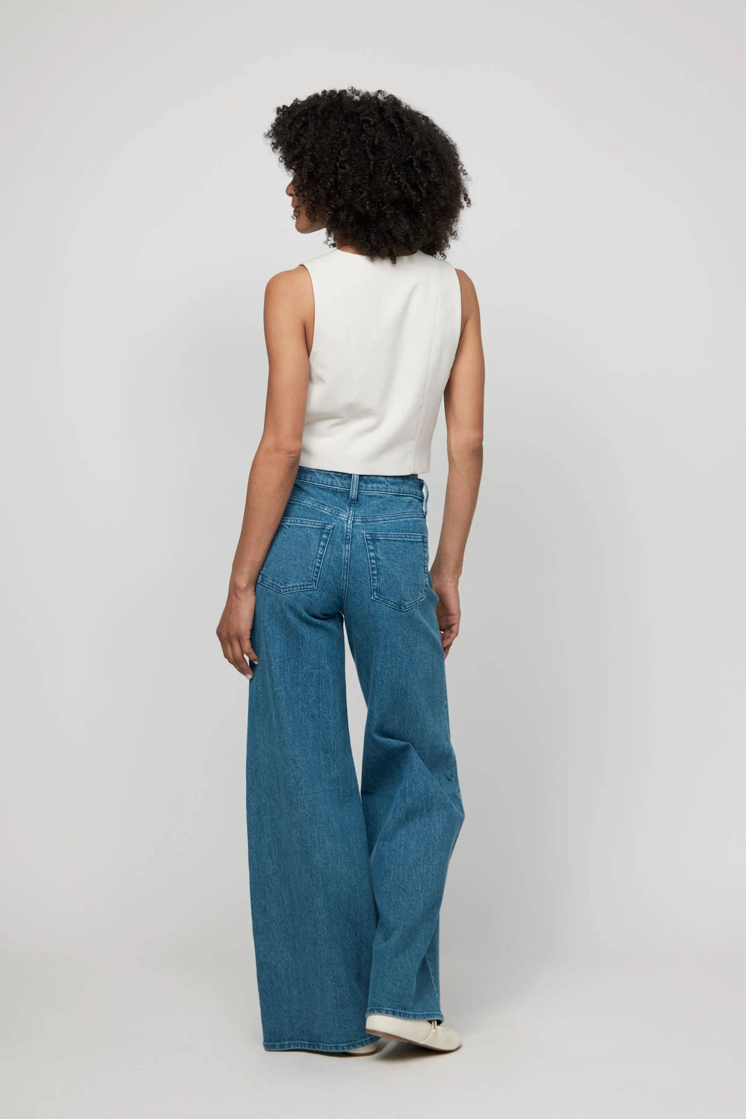 Andrews High Rise Extra Wide Leg Jean
