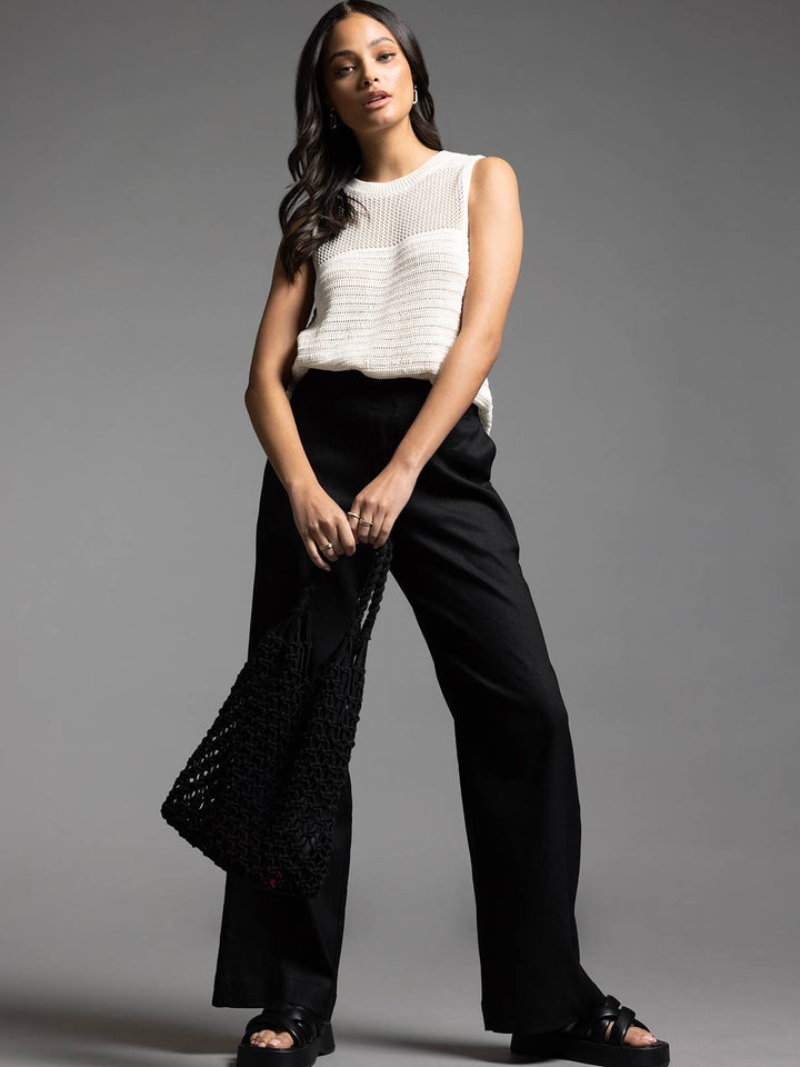 Knit Sayra Tank-Ivory