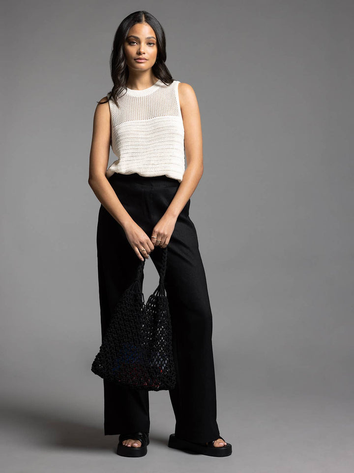 Knit Sayra Tank-Ivory