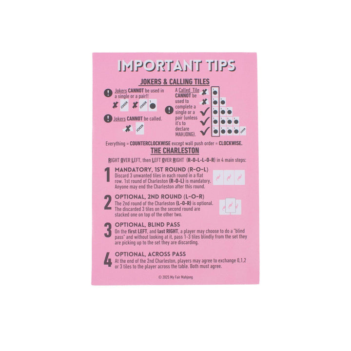 MAHJONG SHUFFLE CARD