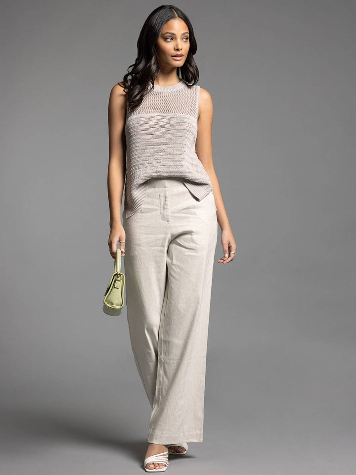 Knit Sayra Tank-Ivory