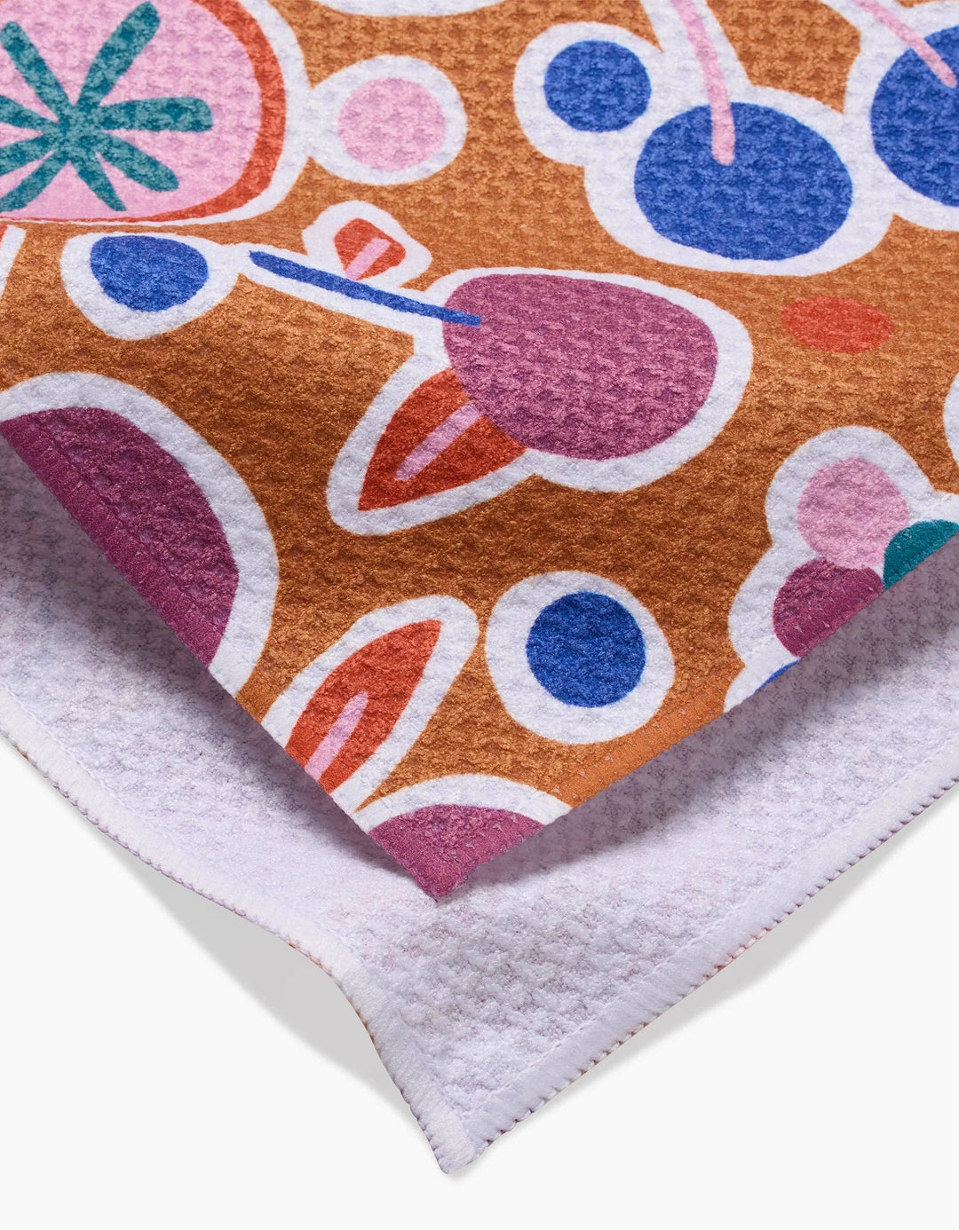 Geometry Fruits Party Tea Towel