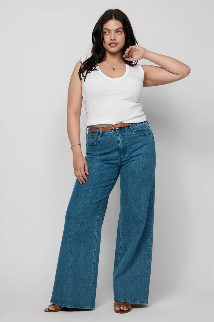 Andrews High Rise Extra Wide Leg Jean