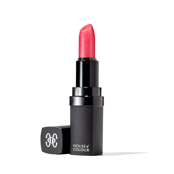694 House of Colour - Strawberry Pink Shimmer Lipstick
