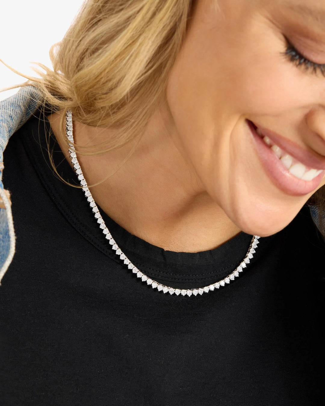 Not Your Basic Tennis Necklace 16'