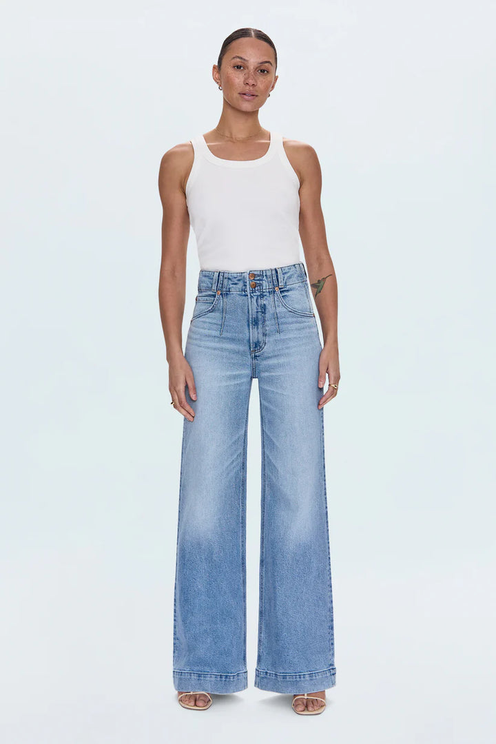 Pistola Denim- Lana High Rise Ultra Wide Leg Jean
