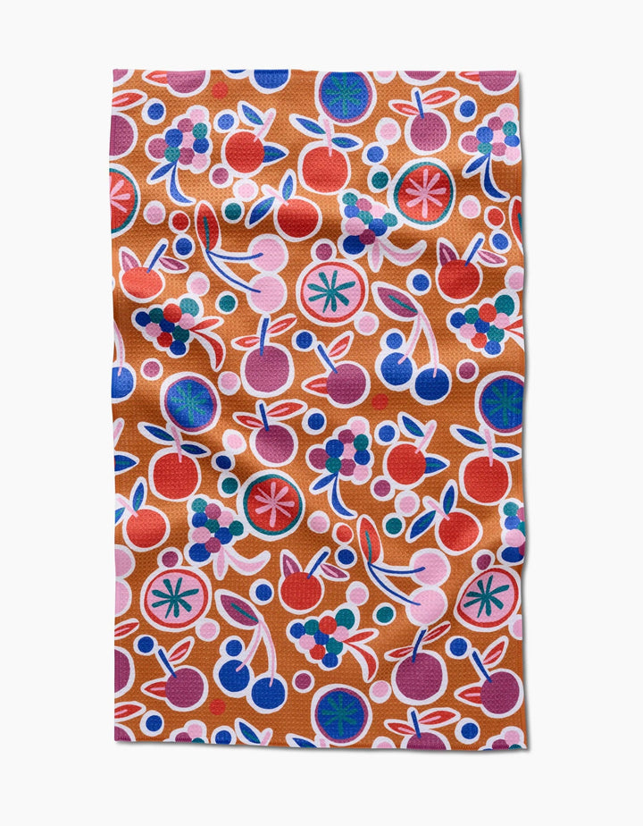 Geometry Fruits Party Tea Towel