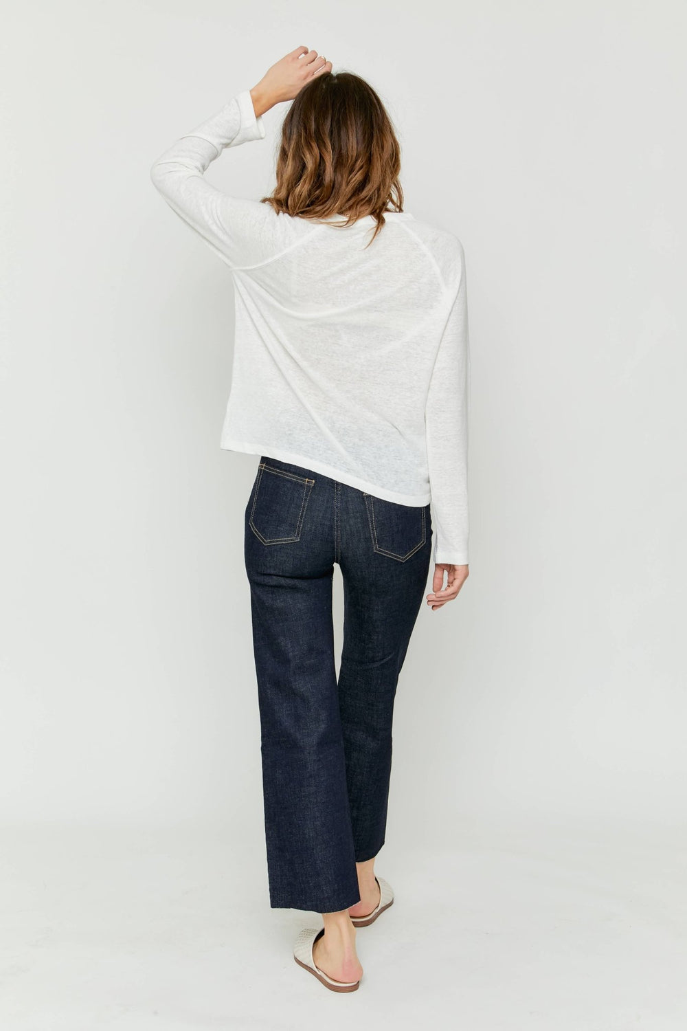 Aberdeen Ankle Crop High Rise Jean - The Color Collab