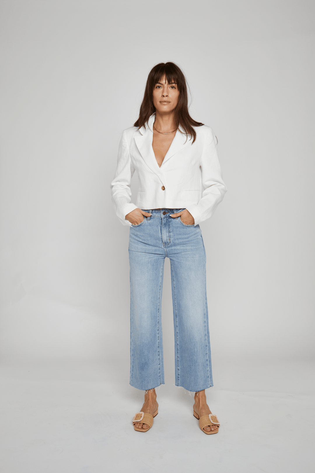 Aberdeen High Rise Jean, Light Indigo Worn - The Color Collab