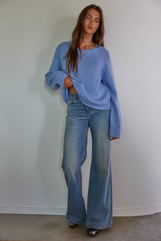 Alpaca Sweater Ribbed Detail - The Color Collab