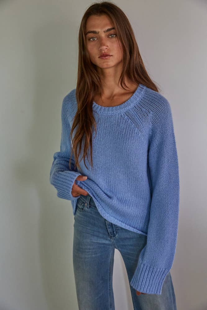 Alpaca Sweater Ribbed Detail - The Color Collab