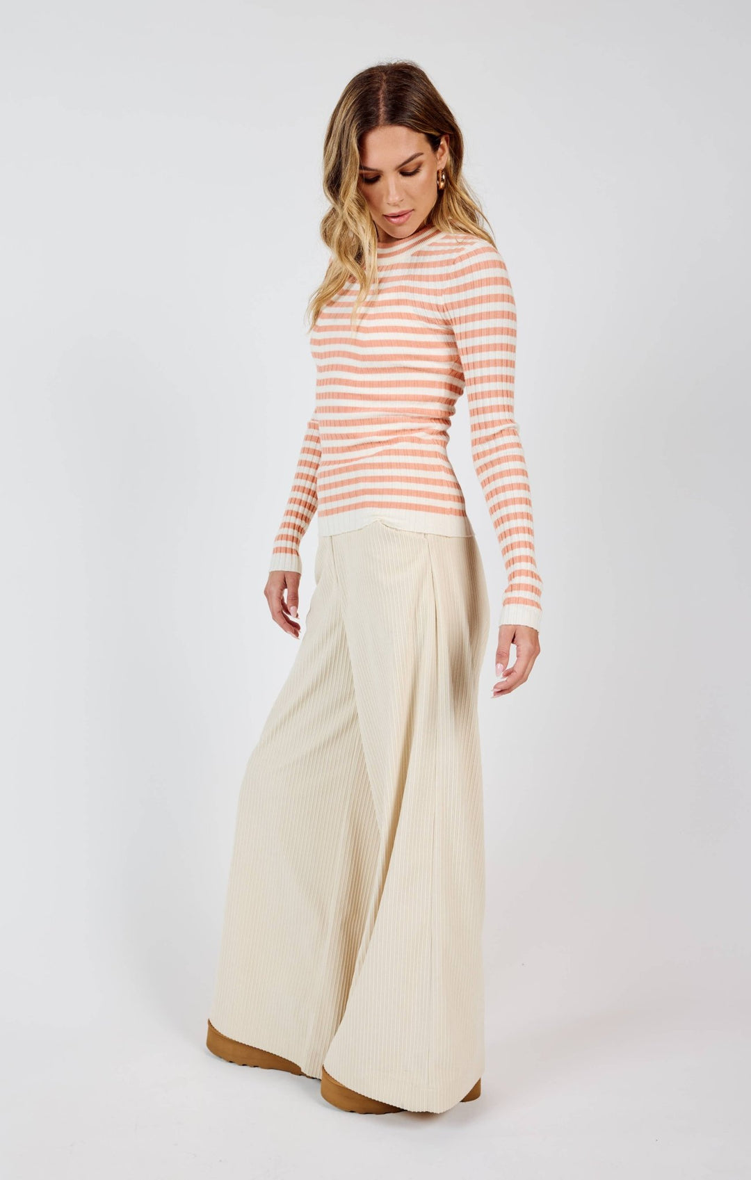 Autumn Striped Sweater - The Color Collab