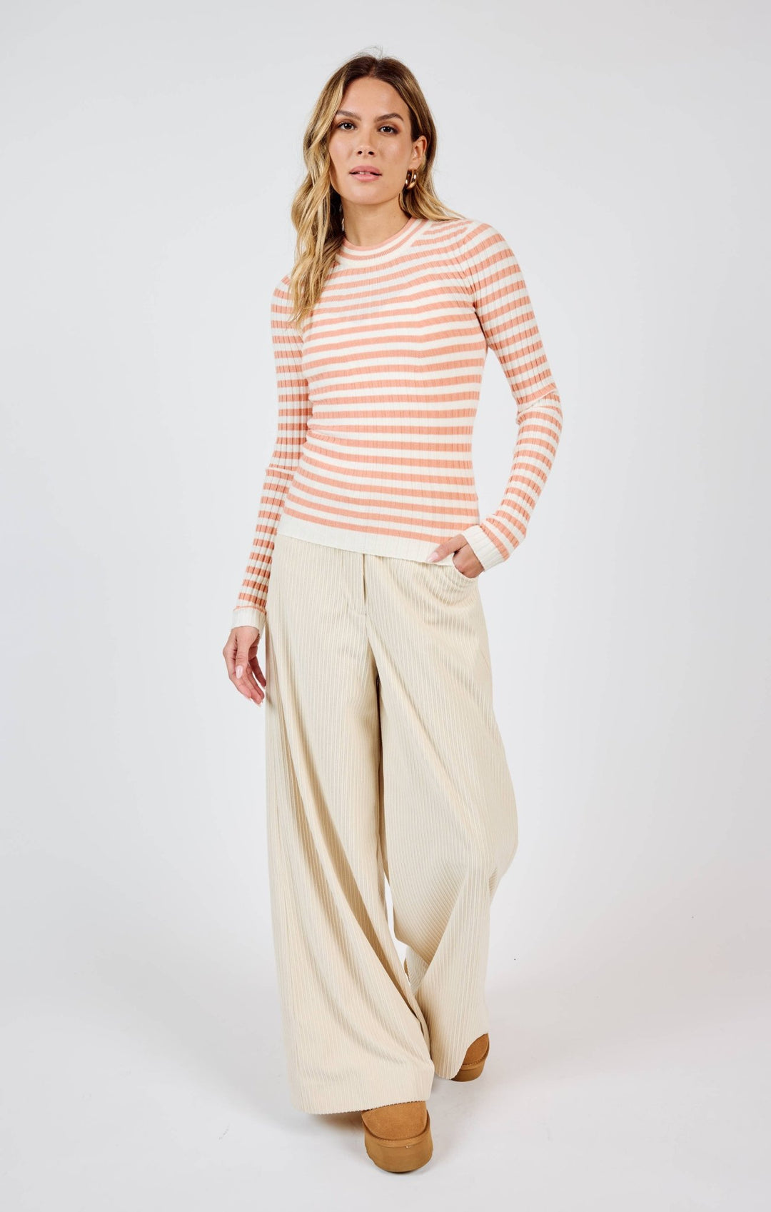 Autumn Striped Sweater - The Color Collab