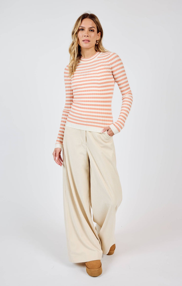 Autumn Striped Sweater - The Color Collab