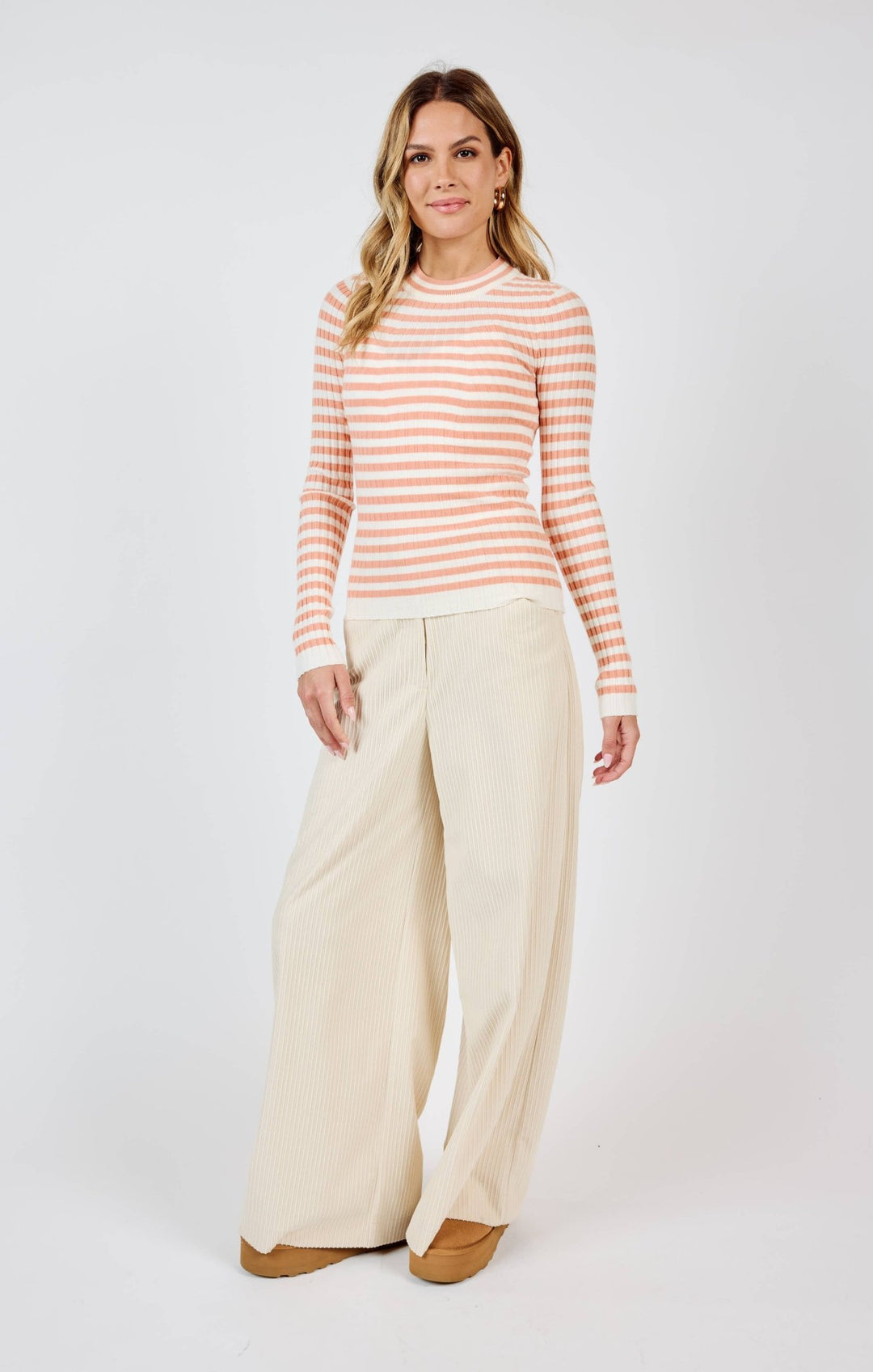 Autumn Striped Sweater - The Color Collab