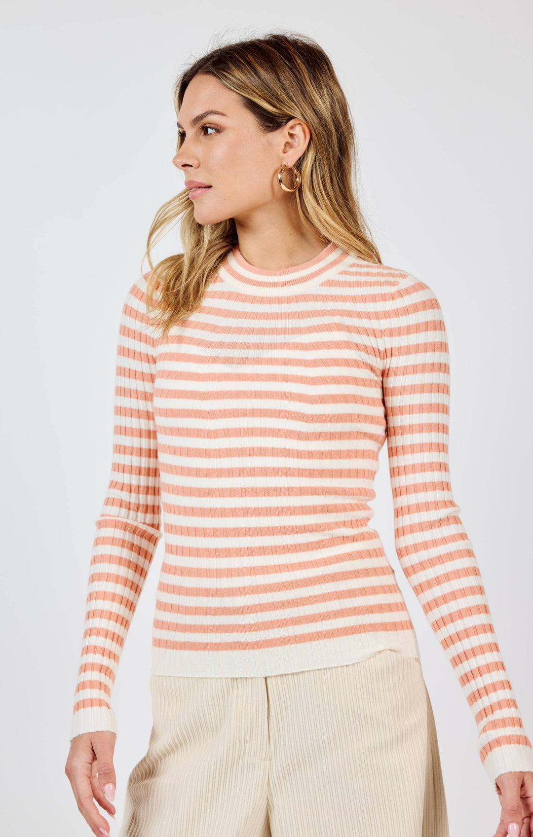 Autumn Striped Sweater - The Color Collab