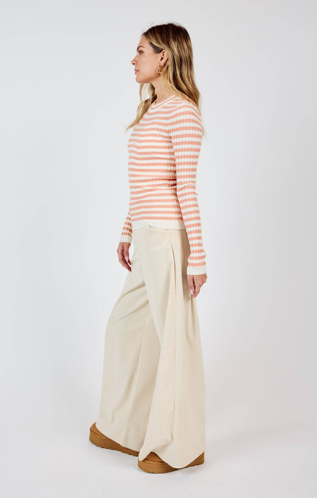 Autumn Striped Sweater - The Color Collab