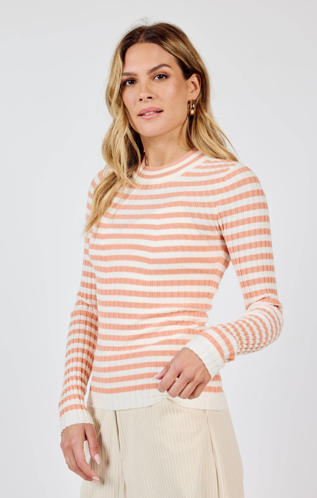Autumn Striped Sweater - The Color Collab