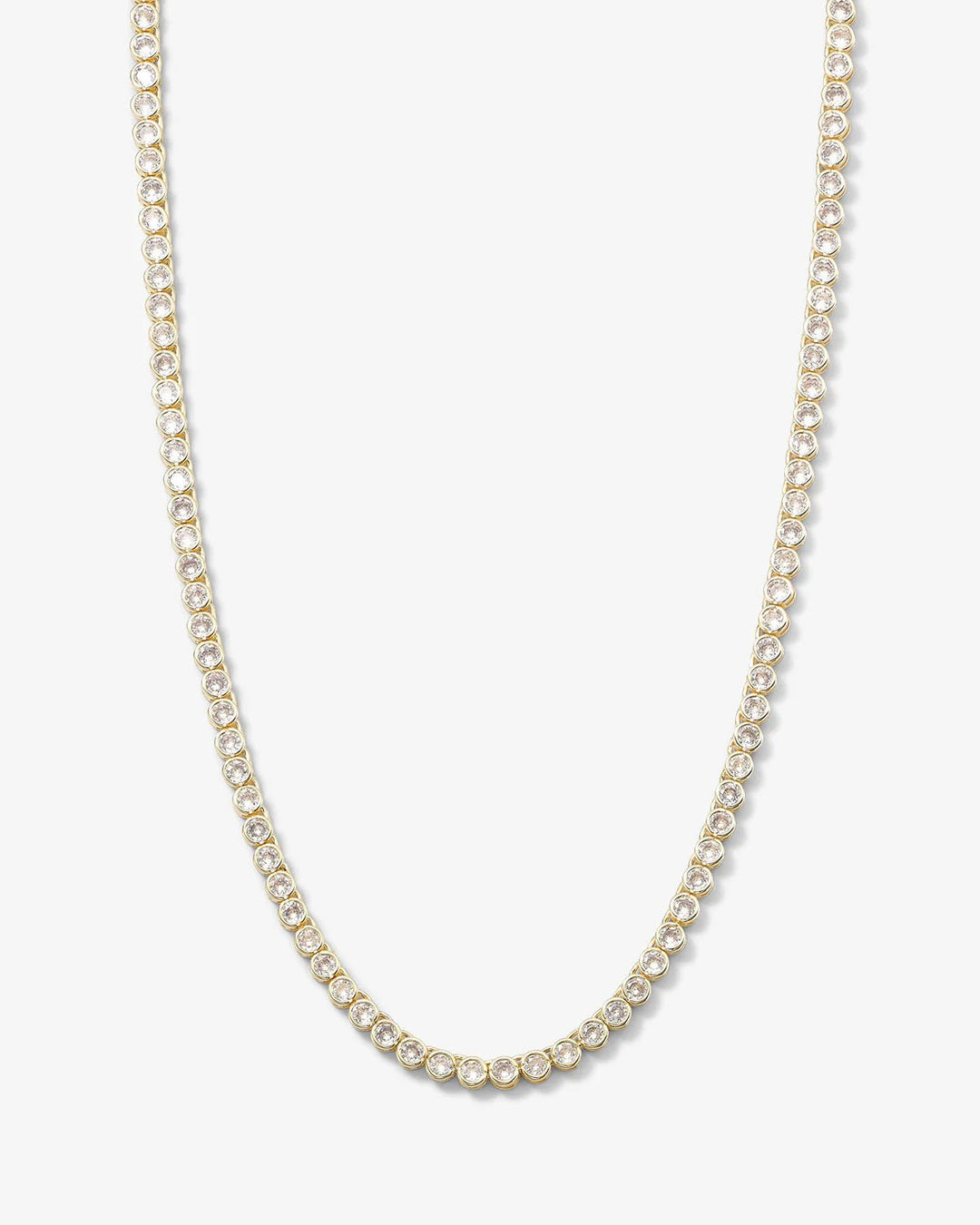 Baroness Tennis Necklace 15' - The Color Collab