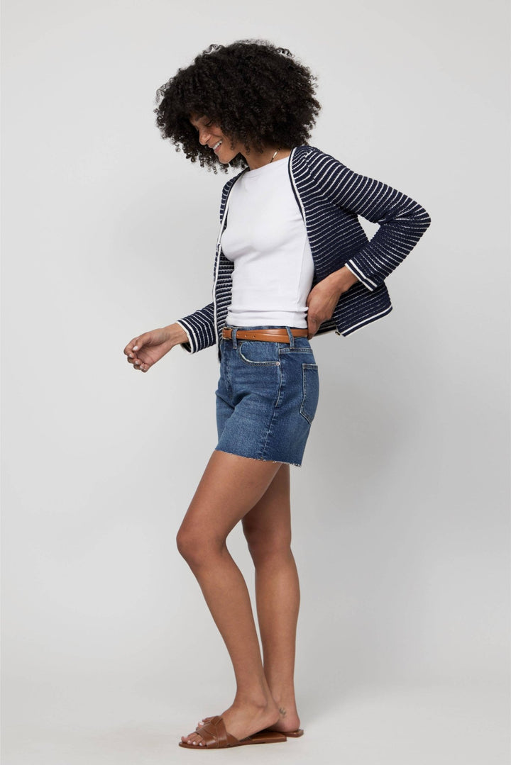Bedford High Rise Denim Short - The Color Collab