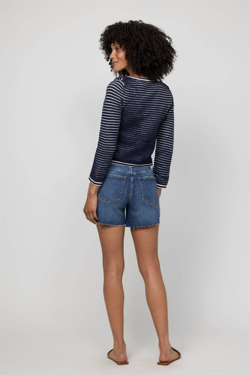 Bedford High Rise Denim Short - The Color Collab