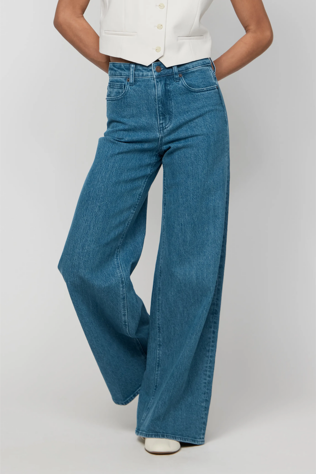 Andrews High Rise Extra Wide Leg Jean