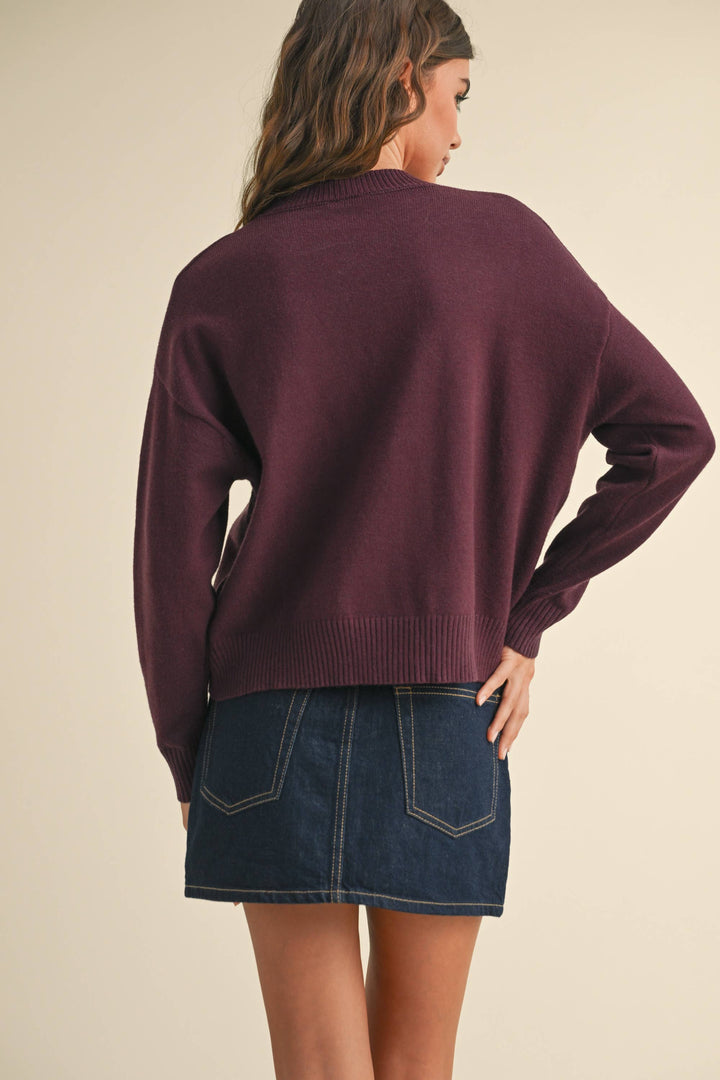 Damson Sweater Top