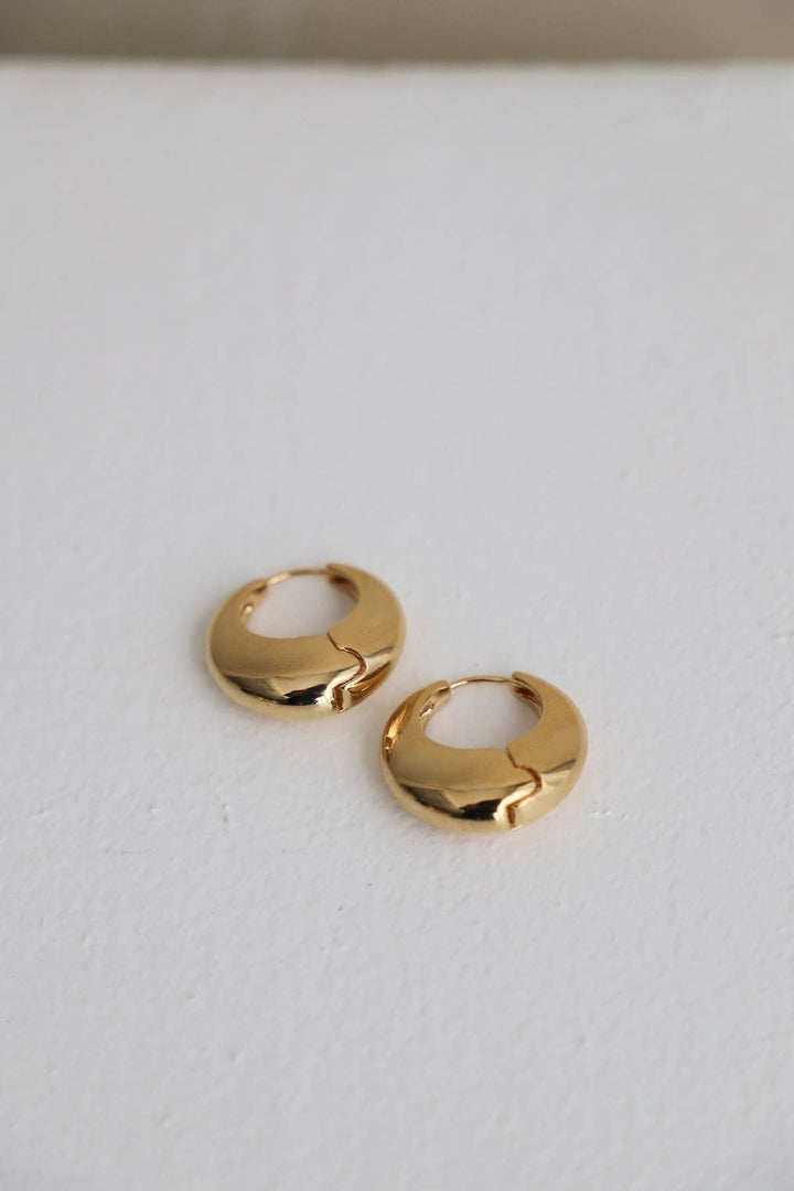 Gold Chunky Hoops