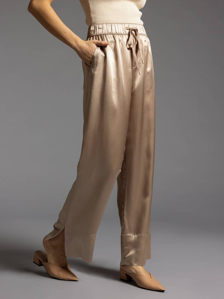 Dawn Satin Pants - The Color Collab