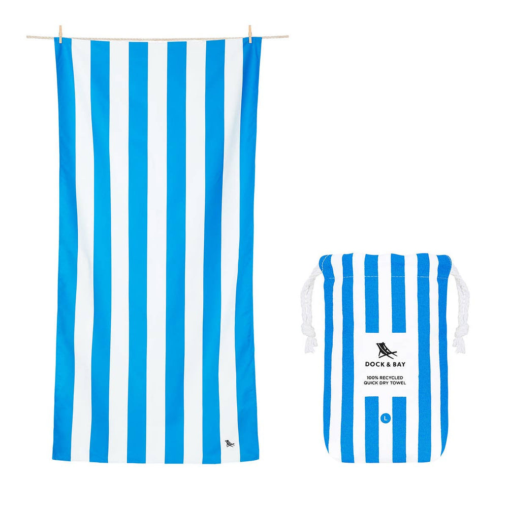 Dock & Bay Quick Dry Towels - Bondi Blue - The Color Collab