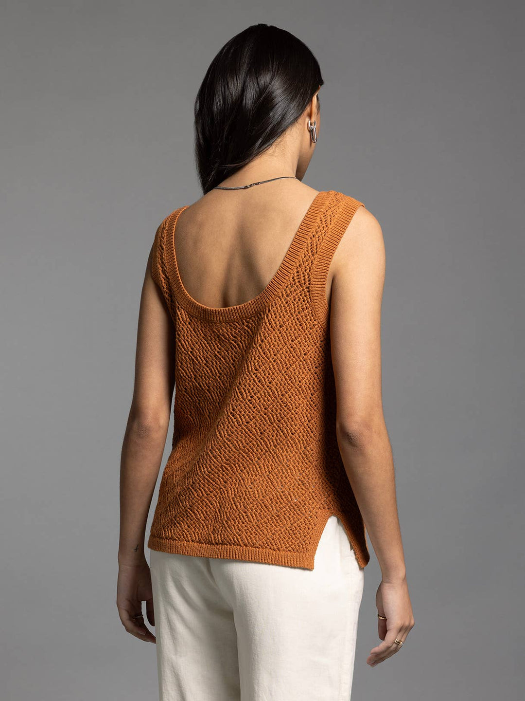 Square Neck Knit Bailey Top
