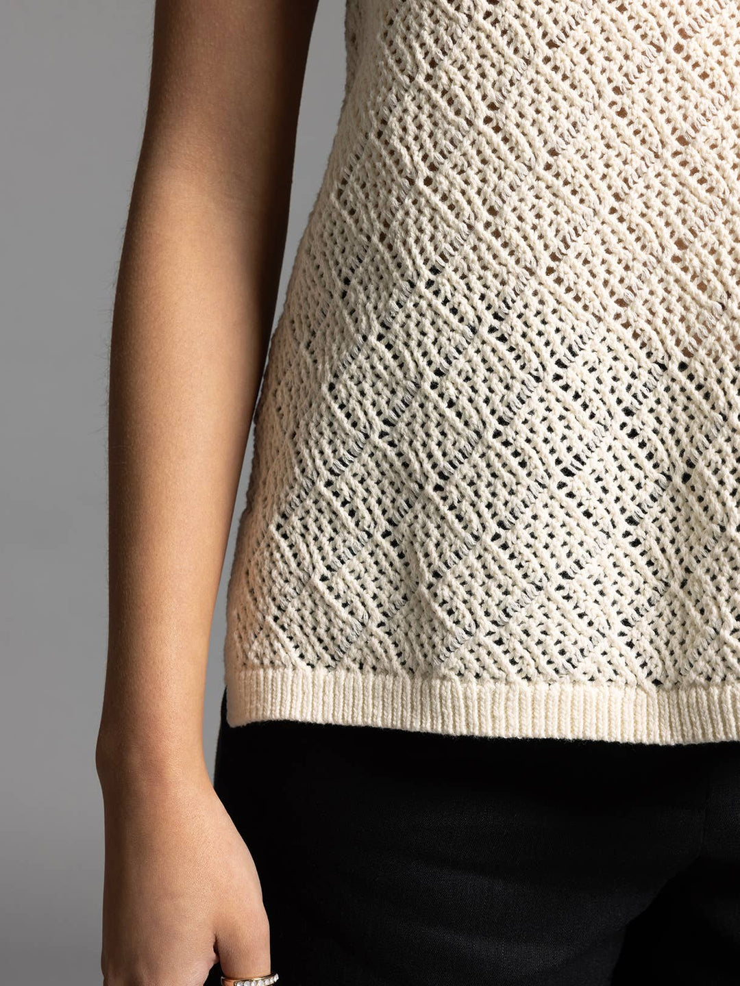 Square Neck Knit Bailey Top