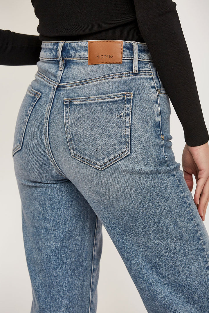 Ella High Rise Wide Straight - The Color Collab