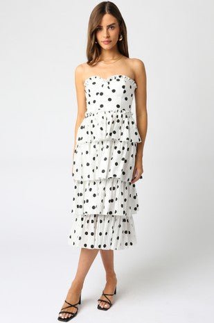 Erynn Polka Dot Dress - The Color Collab