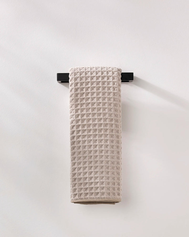 Geometry Midnight Waffle Hand Towel - The Color Collab