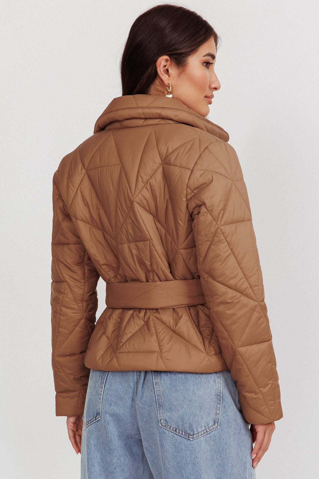 Halle Puffer Jacket - Mocha - The Color Collab
